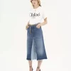 T-shirt oversize con logo in jersey di cotone T-shirt oversize con logo in jersey di cotone