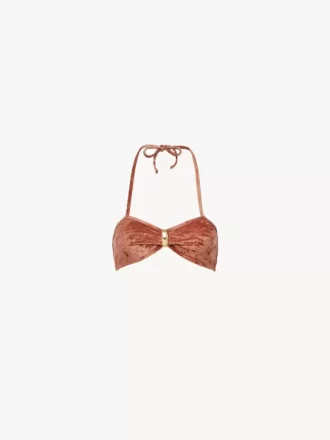 Top bikini con dettagli in metallo Top bikini con dettagli in metallo