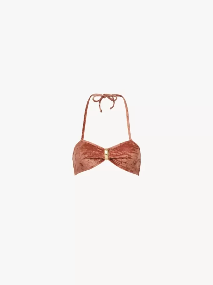 Top bikini con dettagli in metallo Top bikini con dettagli in metallo