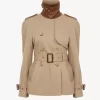 Trench corto in gabardine di cotone Trench corto in gabardine di cotone