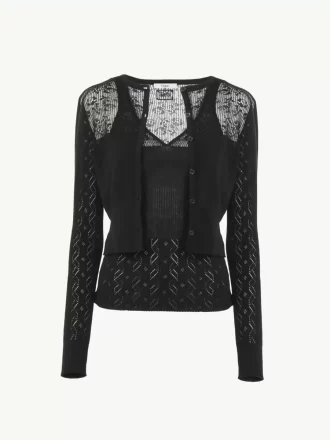 Twin set in maglia di cotone