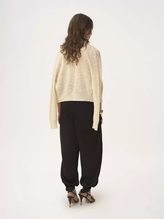 Twin set in maglia di cotone e seta Twin set in maglia di cotone e seta